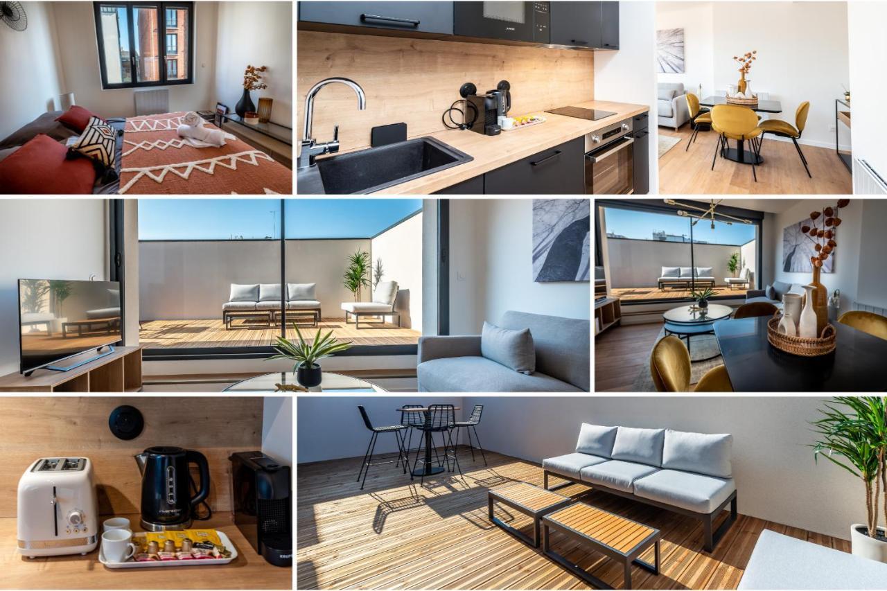 Downtown Rooftop - Centre Ville - Wifi - Terrasse - Netflix 阿棉 外观 照片